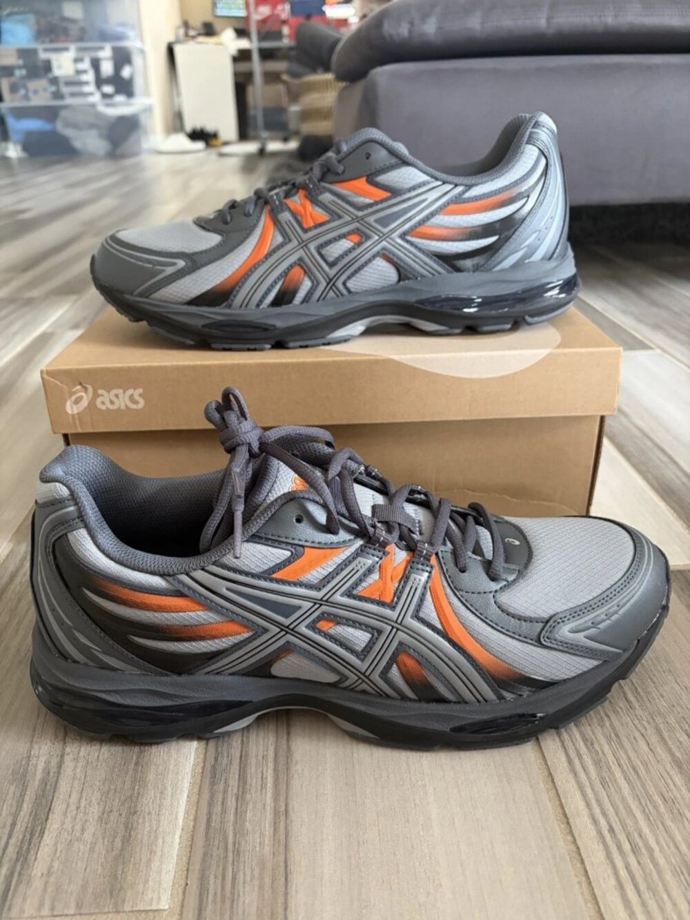 Men's ASICS GEL-SEKIRAN Casual Shoes - Piedmont Grey Orange 1203B054-020